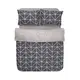 Постельное белье Lotus Home Perfect Ranforce - Livo антрацит семейный