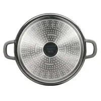 Каструля з кришкою Bergner Excalibur BG-36100-GY 20 см 2.2 л сіра