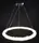 Люстра подвесная хрустальная LED 28136 Хром 25-170х64х64 см.