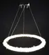 Люстра подвесная хрустальная LED 28136 Хром 25-170х64х64 см.
