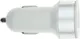Автомобильное зарядное устройство TOTO TZZ-58 Car charger metal 2USB 2,1A Silver