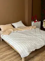 Постельное белье семейное Dushka Home Сатин Плюш 21507 160х215х2 см