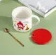 Кружка с крышкой новогодняя Снежная баба 8989 400 мл