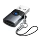 Переходник HOCO Victory USB male to Type-C female adapter UA46B  |USB3.0, 60W, LED|