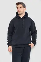 Спорт костюм чоловічий на флісі, колір темно-синій, 190R235