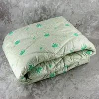 Ковдра закрита холлофайбер ALOE VERA (Мікрофібра) Двоспальна Євро 200х220 55074