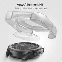 Захисне скло Spigen для Galaxy Watch 3 (45 mm) EZ FiT GLAS.tR (2шт), (AGL01843)