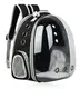 Рюкзак переноска для животных раздвижной CosmoPet CP-15 для кошек и собак 39x34x21 см Black