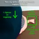 Подушка пердушка большая 20см (желтая)