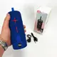 Портативная Bluetooth колонка TG619C FM-радио USB/TF с ремешком блютуз колонка с подсветкой Цвет: синий