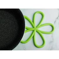 Сковорода універсальна з підставкою Gusto Green Flowers PR-2105-24 24 см
