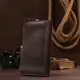 Клатч мужской кожаный матовый SHVIGEL 16189 Коричневый