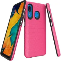 Чохол-накладка TOTO Triangle TPU+PC Case Samsung Galaxy A20/A30 Pink