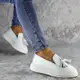 Мокасины женские Fashion Pansy 2147 38 размер 24,5 см Белый
