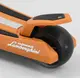 Самокат Lamborghini трехколесный складной алюминиевый руль, колеса PU со светом. Orange and Black (102314)