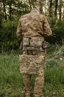 Килимок для сидіння потрійний, п'ятиточка трисекційна Kiborg П-3 Кордура Піксель