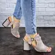 Женские босоножки Fashion Punkin 1857 38 размер 24,5 см Серый