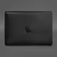 Кожаный чехол для MacBook 15-16 Черный