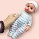 Пупс с бутылочкой "Little Baby" (голубой)