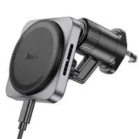 Держатель HOCO Speed magnetic wireless fast charging car holder HW15 (air outlet) |15W, 4.5-7"|