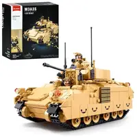 Ігровий конструктор Sluban Танк M3A3S Bradley M38-B1363 905 деталей