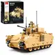 Конструктор игровой Sluban Танк M3A3S Bradley M38-B1363 905 деталей