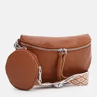 Женская кожаная сумка Borsa Leather K15-5813gi-ginger