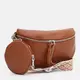 Женская кожаная сумка Borsa Leather K15-5813gi-ginger