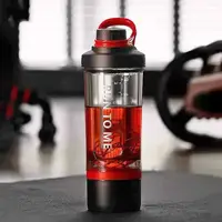 Шейкер CASNO KXN-1199 600 мл (+150 мл), Red/Black