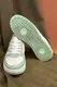 Кеды женские, цвет бело-зеленый, 248RR147-29