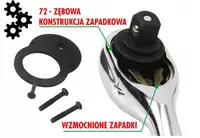 Набір інструментів у кейсі професійний MAR-POL M58222 108 ел. для дому та авто / Набори інструментів