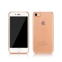 Силиконовый чехол Crystal iPhone 7 розовое золото Remax 700905