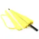 Зонт Lesko T-1001 Yellow 24 спицы механический однотонный для девушек от дождя