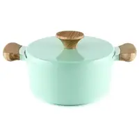Каструля з кришкою Gipfel Elegant GP-0797 24 см 4.6 л бірюзова