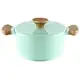 Кастрюля с крышкой Gipfel Elegant GP-0797 24 см 4.6 л бирюзовая