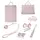 Набор для БДСМ игр BDSM-NEW PVC Bondage Set Pink