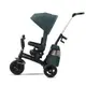 Велосипед детский трехколесный с родительской ручкой KiderKraft EASYTWIST Midnight Green / Коляска толокар