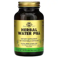 Натуральная добавка Solgar Herbal Water Pill, 100 вегакапсул