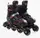 Роликовые коньки 600-М Best Roller колеса PU светящиеся. Black (размер 34-38) (173872)
