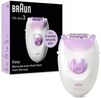 Эпилятор Braun Silk Epil 3 SE-3-000 белый