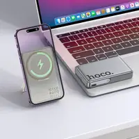 УМБ HOCO Sunlight power bank magnetic suction+holder Q36A 10000mAh |1Type-C, 20W/3A, PD/QC|