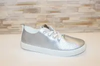 Кеды женские серебристые Т1108 41