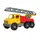 Автомобіль City Truck Tigres, пожежна драбина. Yellow and red (118943)