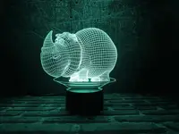 Сменная пластина для 3D ламп Носорог 3DTOYSLAMP