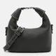Женская кожаная сумка Borsa Leather K16101bl-black