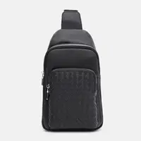 Чоловічий шкіряний рюкзак Ricco Grande K16085bl-black