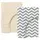 Набор простыни на резинке 60x120 BEIGE ZIGZAG