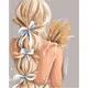 Картина по номерам "Полевая девушка" Bambi 10389-NN 40х50 см