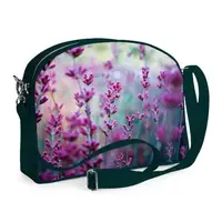 Сумка молодёжная College Фиолетовые цветы 29x23x8 см (COL_17F100_TZE)