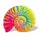 Матрац Intex "Райдужна раковина", розмір 157X127Х25 см. Multicolor (114805)